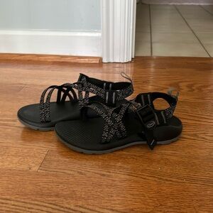 Black chacos, in size 3 for girls.